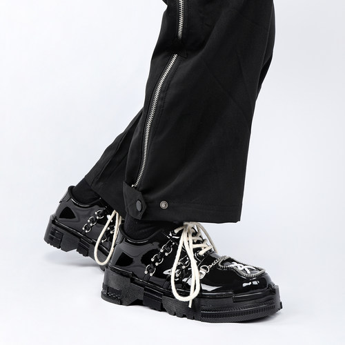 EMYLD新款日系金属厚底鞋老爹鞋