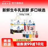 160g 青藏人家 青海小西牛慕拉常温酸奶组合口味酸奶整箱 10袋