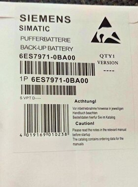 原装西门子 808D PLC 专用电池3.6V 7ES7971-1AA00-0AA0