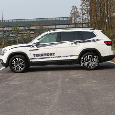 改装拉花侧裙贴纸彩条