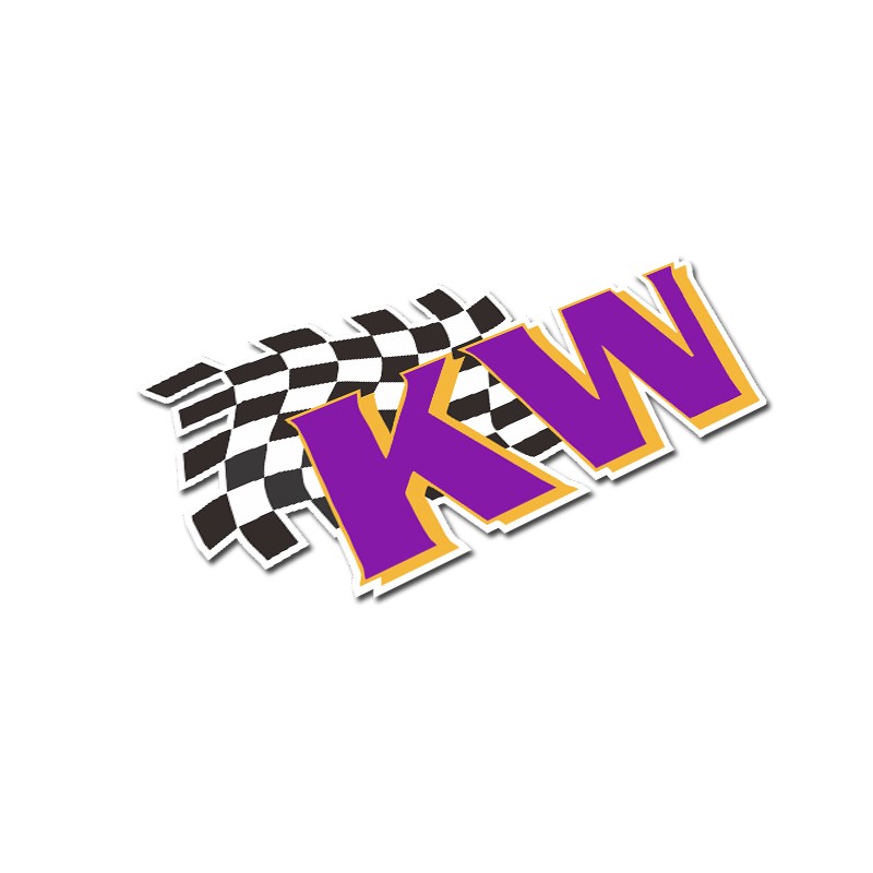 KW避震器车贴汽车个性装饰车身贴