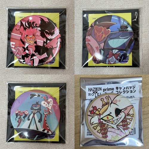 【现货】日谷地狱客栈黑气球第二弹徽章阿拉斯托瓦伦蒂诺3v周边谷
