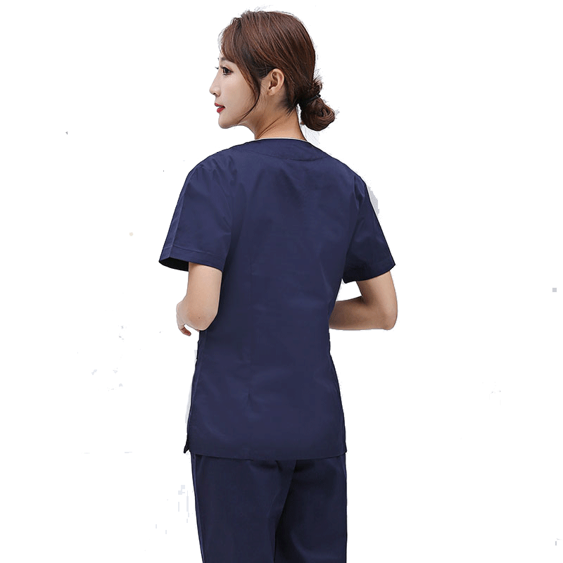 洗手衣短袖医生服手术室美容院工作服女刷手隔离护士牙科分体套装