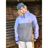 临典轻颜紫冲锋衣外套女2026春季 户外防风防水三合一登山服 新款