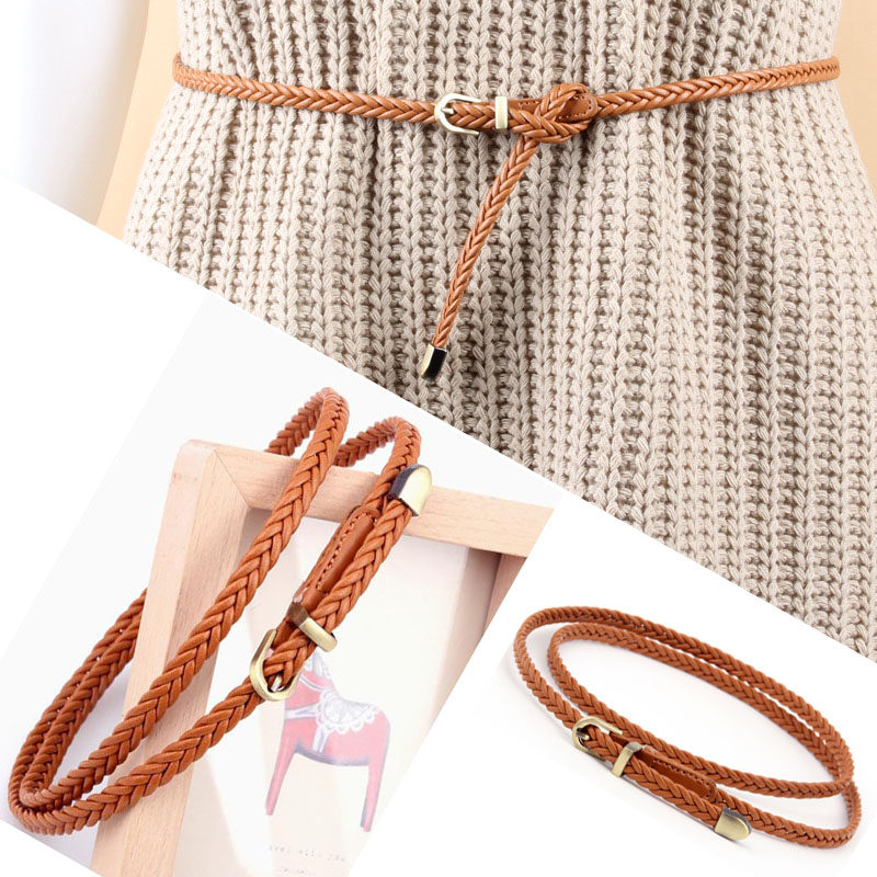 hand-woven belts for women fashion  belts dress jeans metal