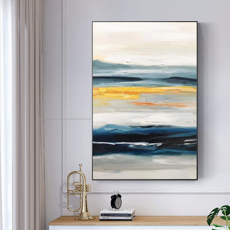 HYX.手绘油画《温柔岁月》现油画