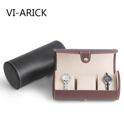 vi-arick皮质手表盒短表带手表