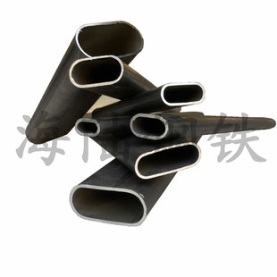 ——40 100 钢材平椭圆管光亮椭圆管扶手鸭蛋管15