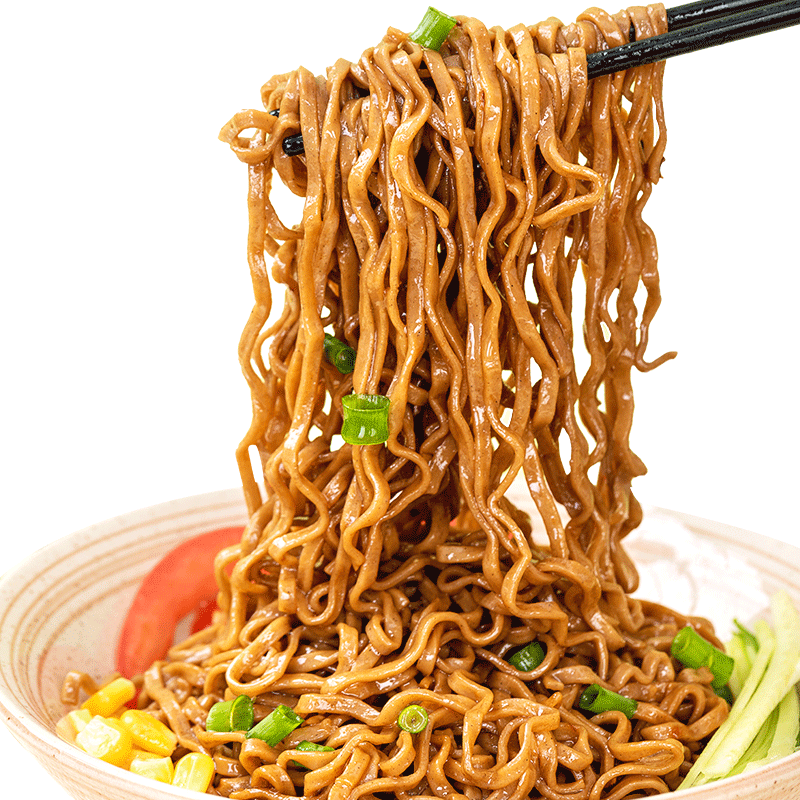 免煮荞麦葱油拌面速食健身餐