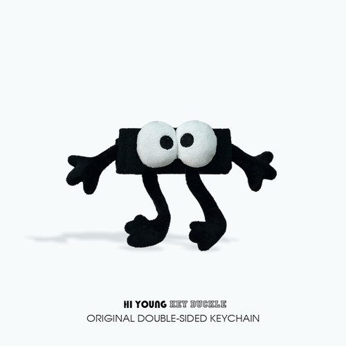 emo原创可爱小煤人汽车门把保护套车内拉手保护车顶扶手车用装饰