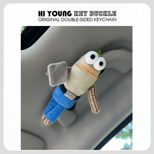 「比奇堡打工鱼」HiYOUNG原创汽车门把保护套拉手保护车顶扶手套