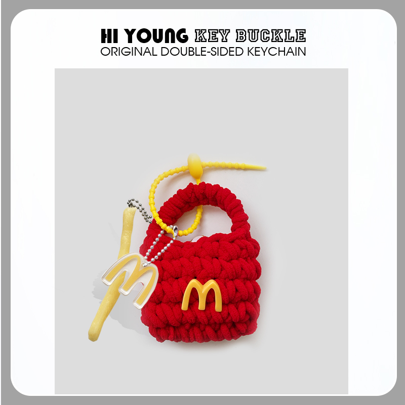 「麦麦耳机包」HiYOUNG可爱毛绒蓝牙耳机保护套适用苹果airpods3小米华为vivo爱国者通用情侣挂件包配饰百搭