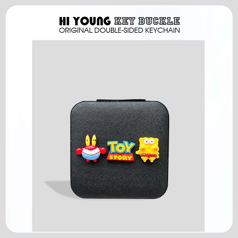 「海绵宝宝饰品盒」HiYOUNG原创首饰盒便携式饰品项链小型精致盒