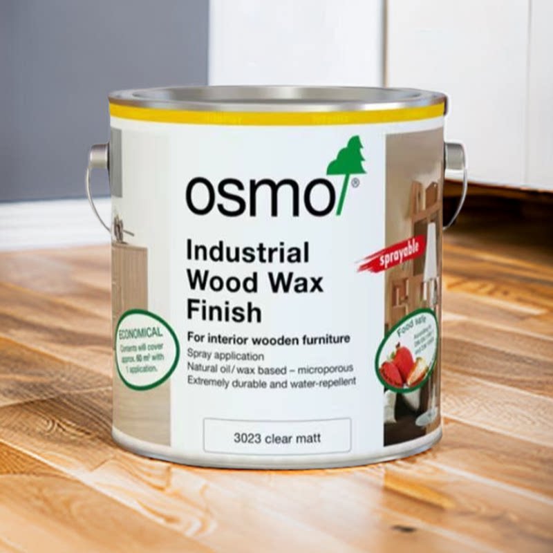 osmo欧诗木 木蜡油高硬质德国原装进口实木地板擦色 木蜡油透明色