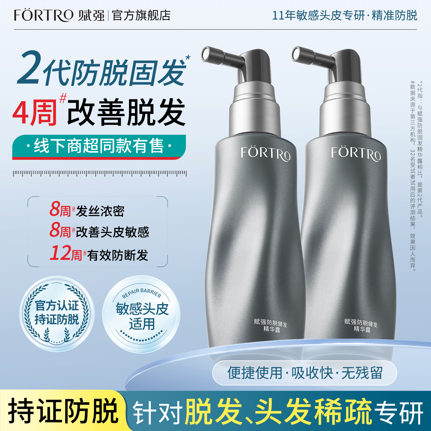 瑞士豌豆苗Fortro防脱断发精华液