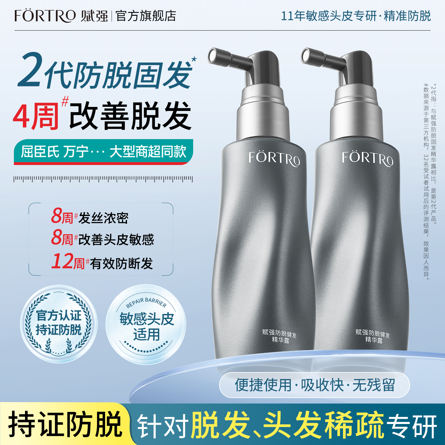瑞士豌豆苗Fortro防脱断发精华液