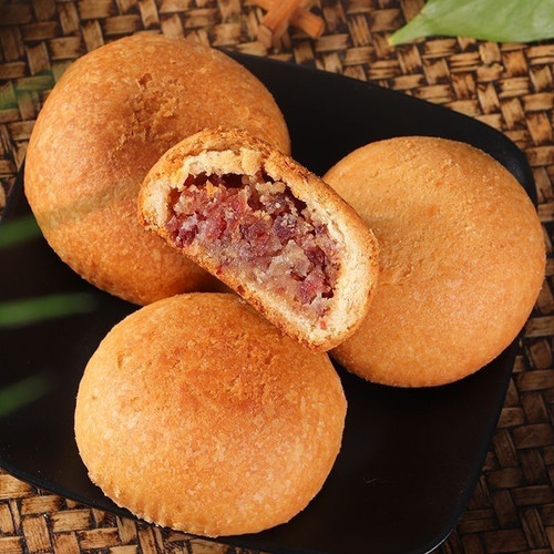 云南特产鸿一云腿月饼小饼火腿月饼云南特产多口味整箱装送礼充饥