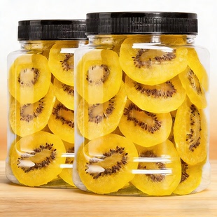 新货黄心猕猴桃干500g罐装特产猕猴桃干果脯奇异果干官方旗舰店