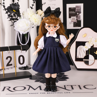 芭娃娃玩具女孩公主比可换装衣服仿真玩偶2026新款洋娃娃关节可动