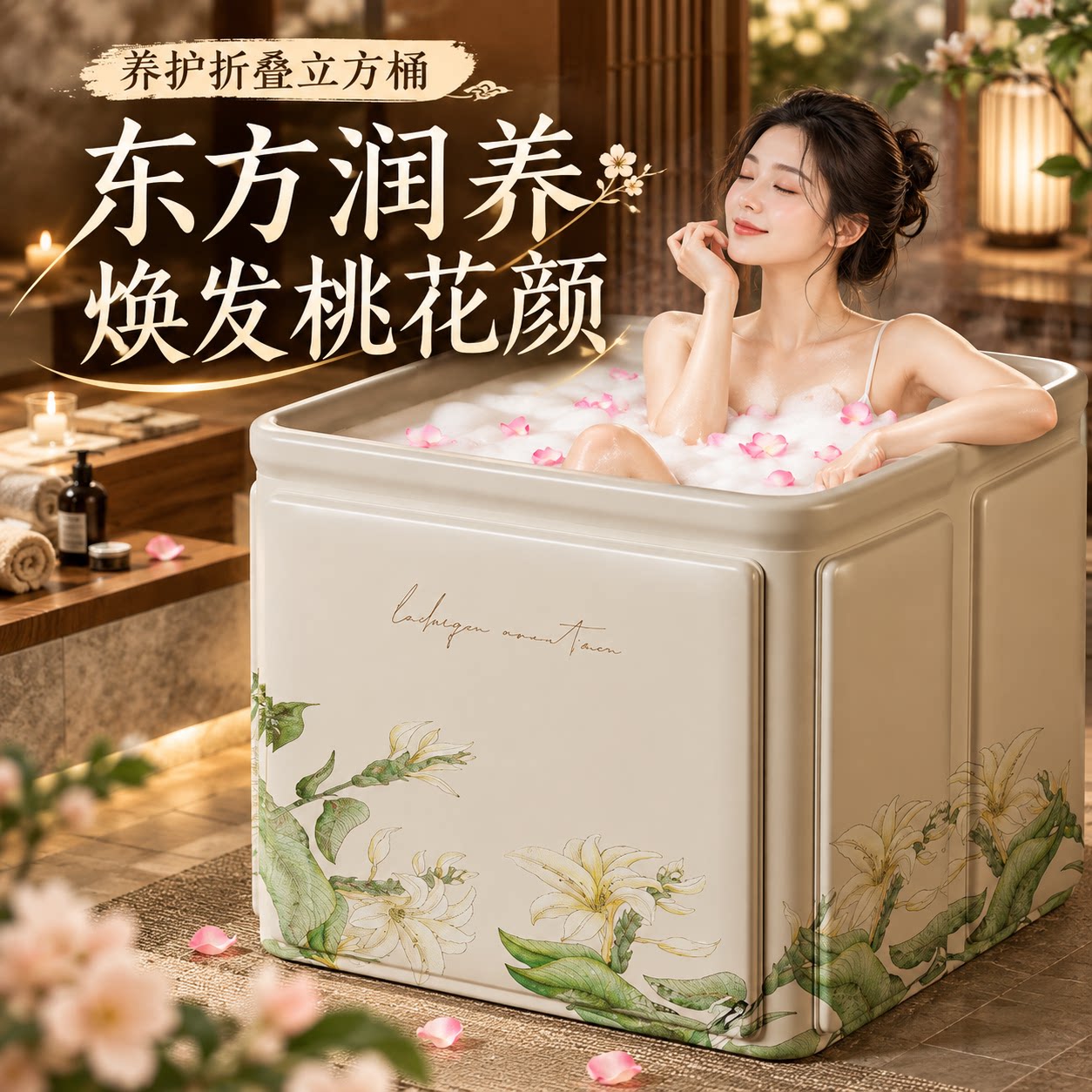 成人家用浴桶折叠加厚沐浴桶泡澡
