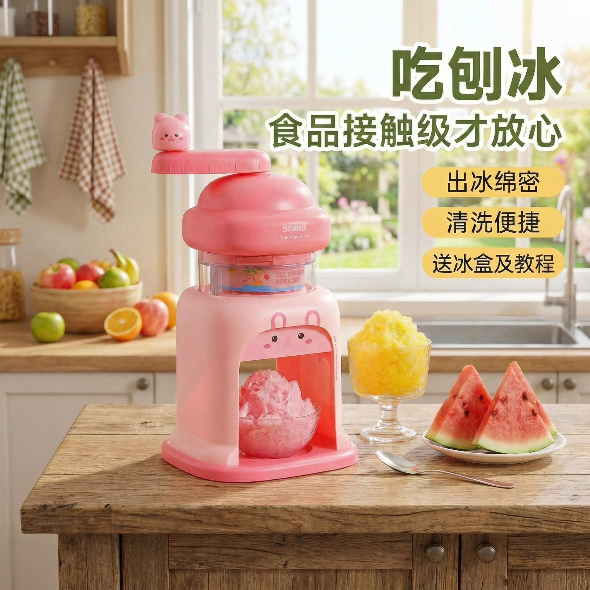 女童玩具儿童冰淇淋刨冰机女孩过家家厨房益智diy生日礼物六一节6