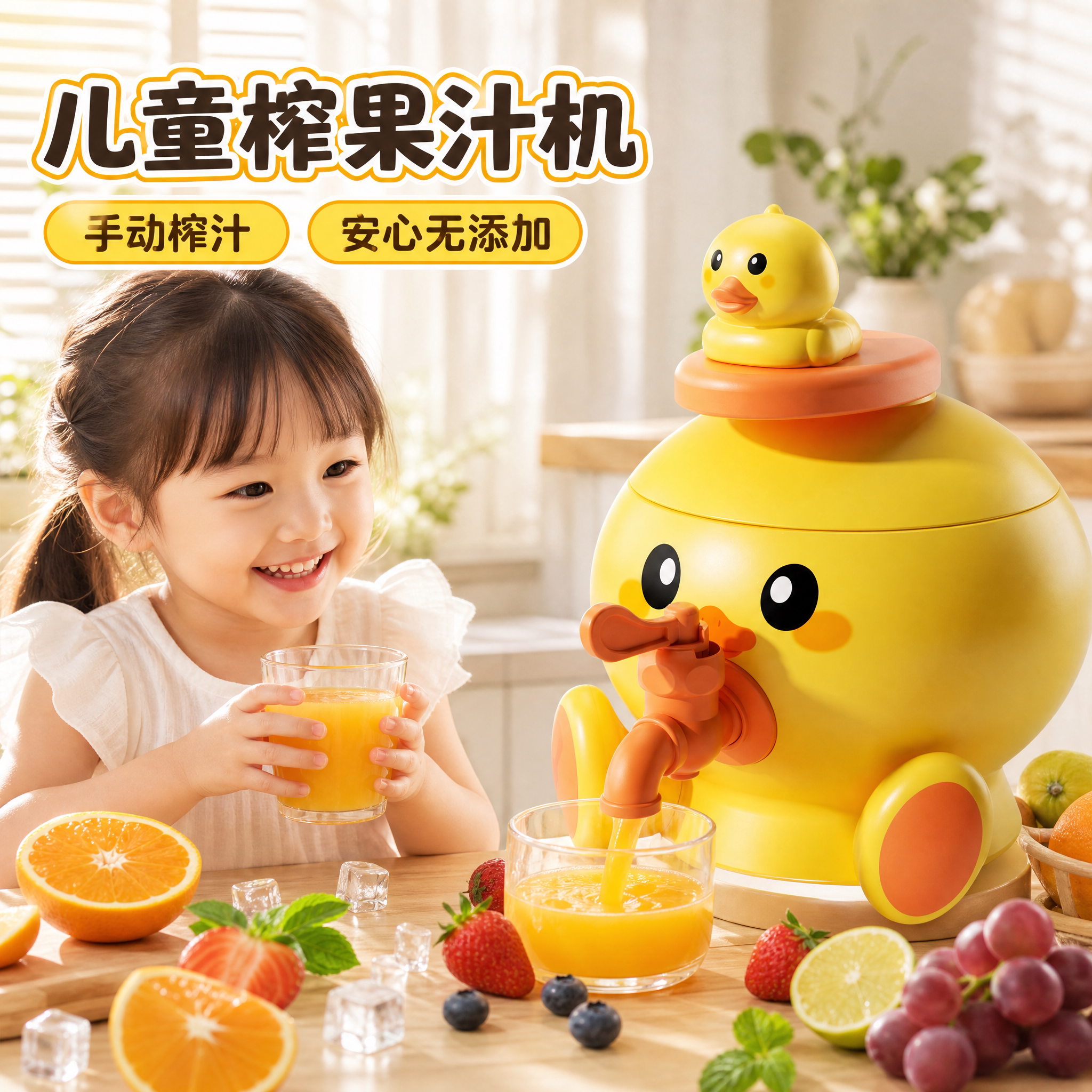 儿童手摇榨汁机玩具可喝水宝宝图片