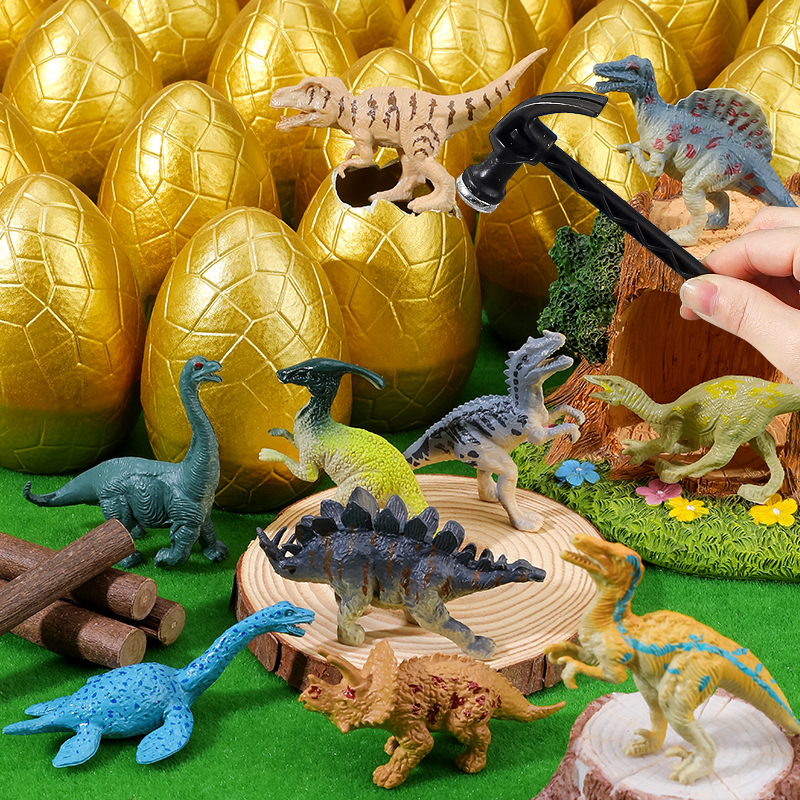 新款恐龙蛋砸金蛋儿童玩具