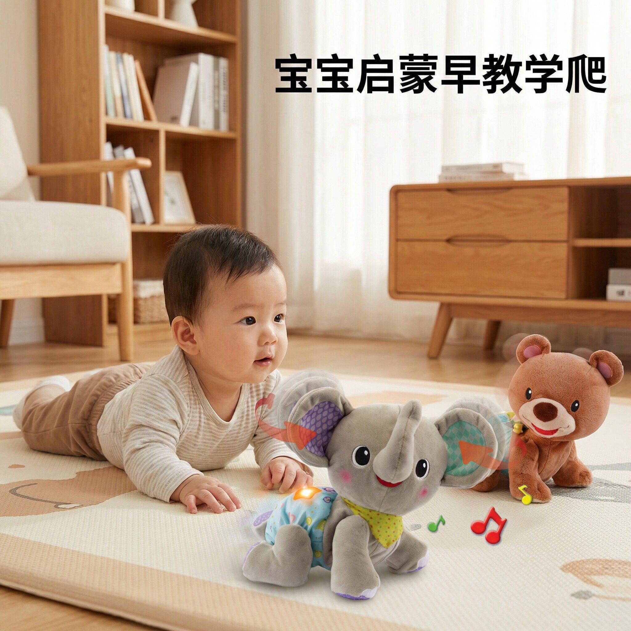 2026新款宝宝爬行专注力益智玩具