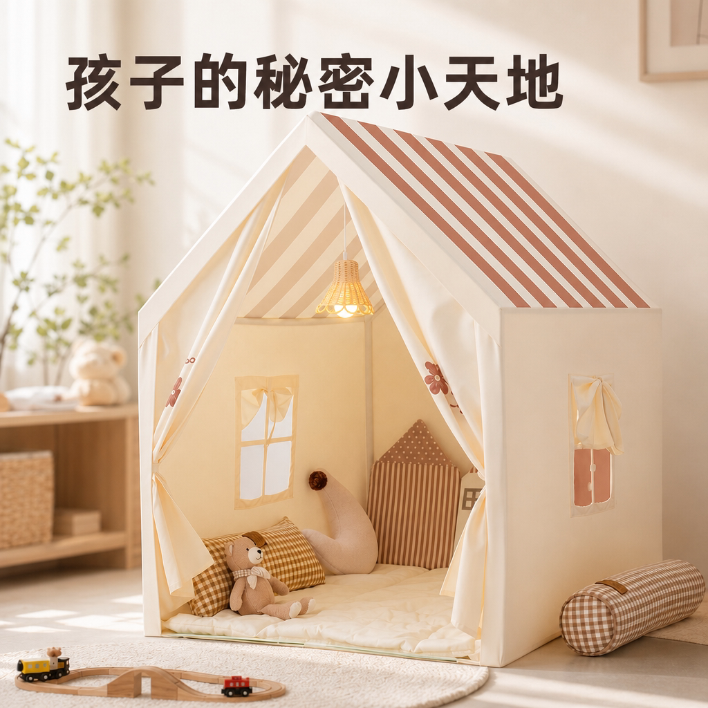 儿童室内秘密基地可折叠可睡帐篷