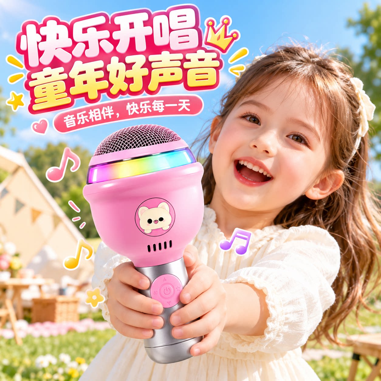 儿童音乐麦克风生日礼物表演玩具