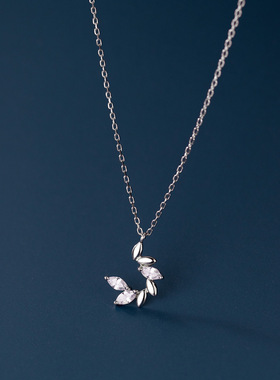 日系coss kokos925银小王子麦穗项链年新款小王子轻奢小众设计