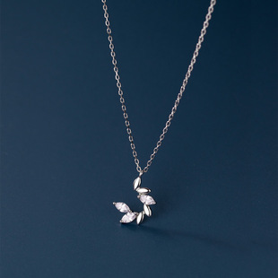 日系coss kokos925银小王子麦穗项链年新款小王子轻奢小众设计