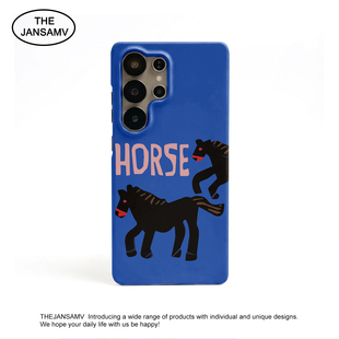 新年黑马高级感适用三星S25ultra手机壳s24/s23/s22note20ultra半包硬壳韩国涂层菲林个性创意新款