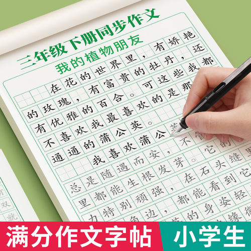 小学3-6年级同步满分作文练字帖