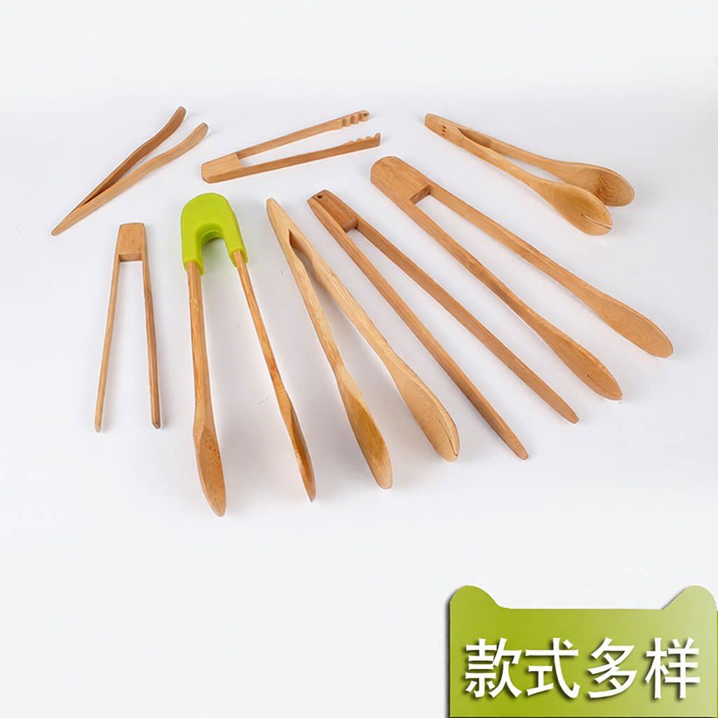 竹制夹子食品夹大饼夹子烧烤馒头竹夹子不烫手不过电竹烧饼夹子