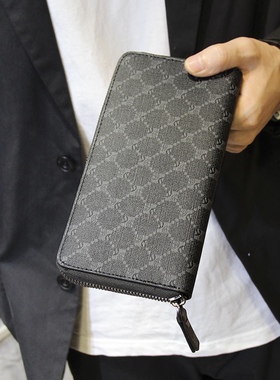 男士钱包长款真皮大容量多卡位皮夹新款年轻人潮时尚拉链商务手包