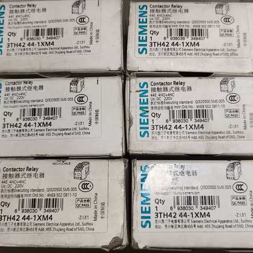 可维修全新库存接触器式继电器，3TH42 44-1XM4议价