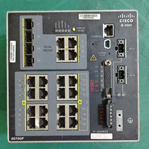 可维修CISCO工业交换机 IE4000-8GT8GP4G-E议价