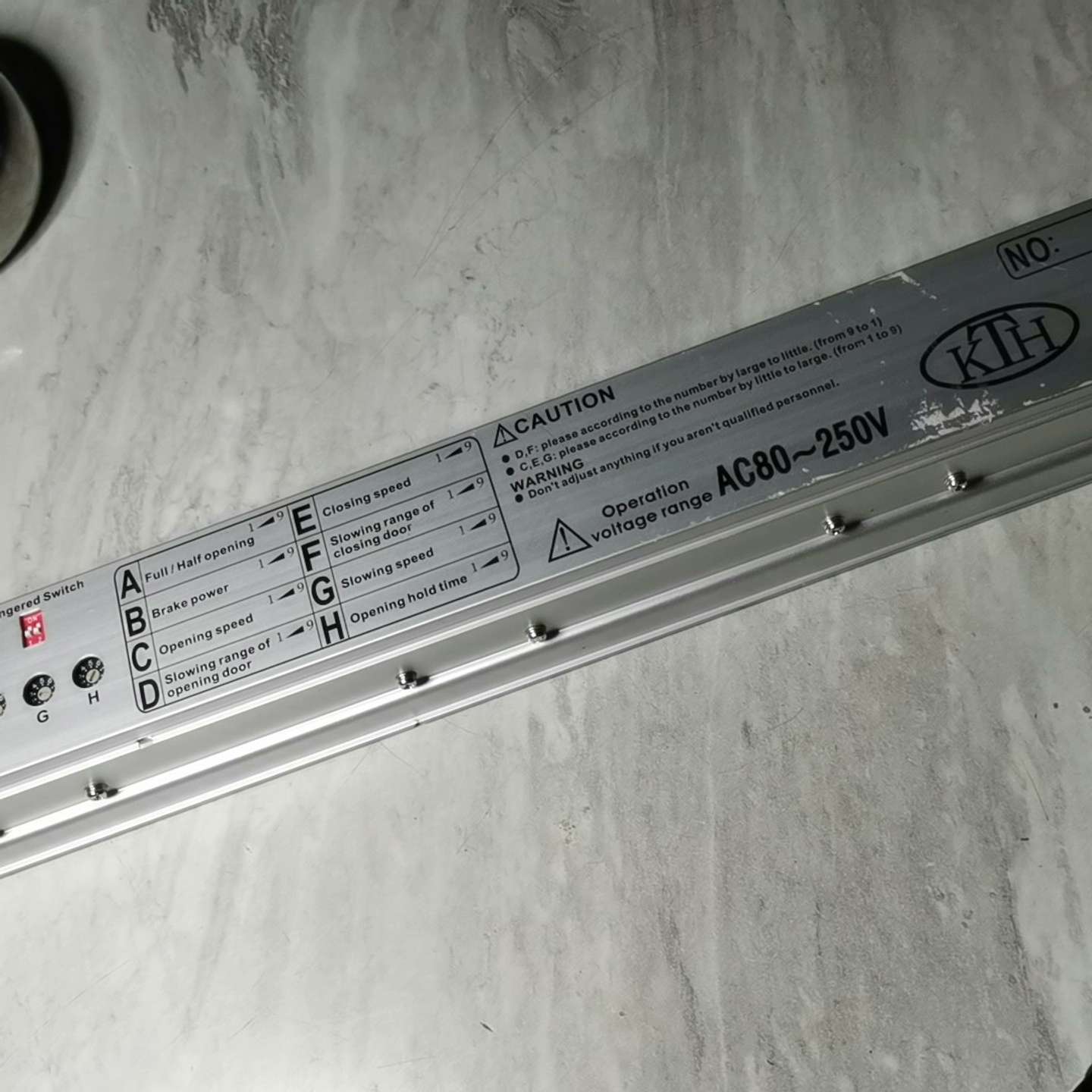 可维修台湾产KTH自动门控制器，型号TH-2600S，正常拆机，感议价
