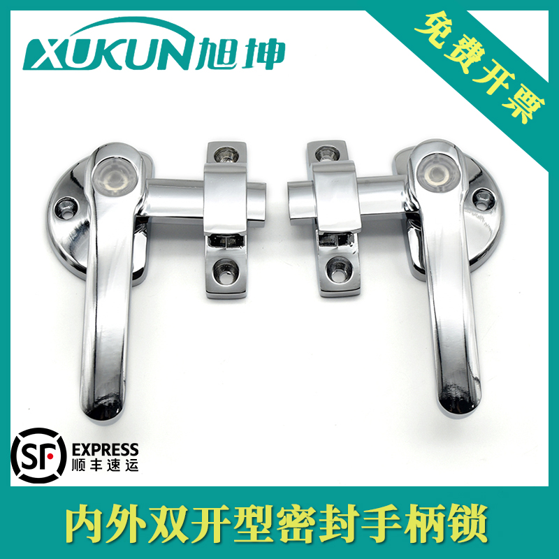 隔音联动把手内外双开空调锁