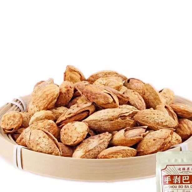 边疆新款果园巴旦木扁桃仁杏仁特产坚果炒货108g办公室休闲零食品
