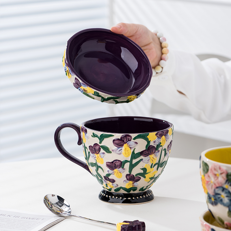 陶瓷马克杯牛奶咖啡杯家用早餐杯