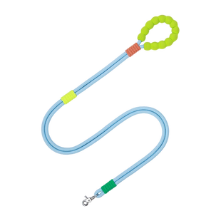 狗狗牵引绳防勒手中大型犬牵引双段狗背带斜挎解放双手防爆冲