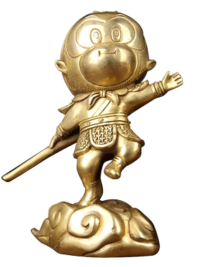 泰山阁黄铜摆件中式居家门店