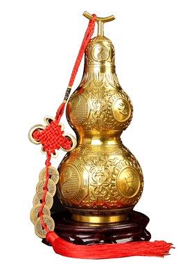 压铸拧口铜开盖葫芦摆件  铜葫芦摆件 铜五帝钱朱砂葫芦挂件