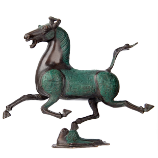马踏飞燕摆件铜马摆件工艺品客厅家居摆设马到成功铜奔马