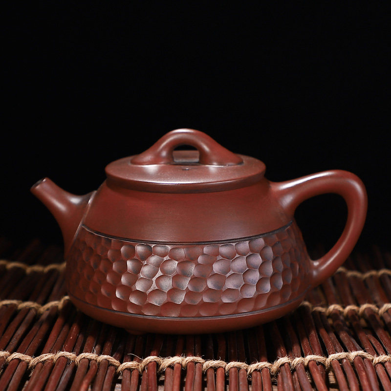 高级紫陶茶壶泡茶家用纯手工紫砂壶功夫茶具单壶红茶泡茶器石瓢壶
