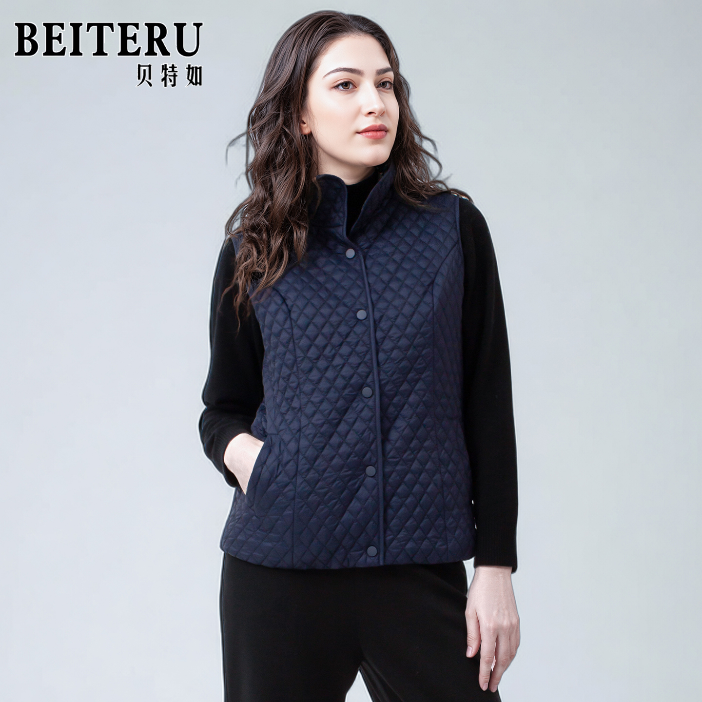 贝特如常规简约棉服外套