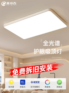 全光谱护眼客厅灯简单现代主灯2025新卧室吸顶灯包免费安装灯