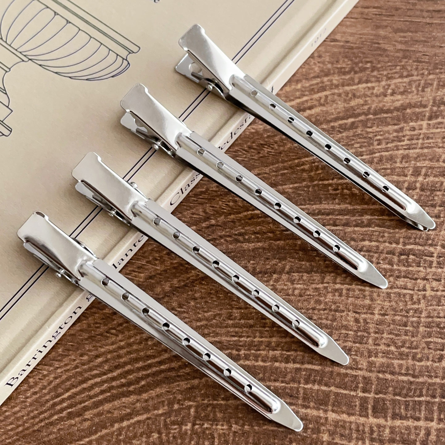 ins简约无痕发夹高颅顶